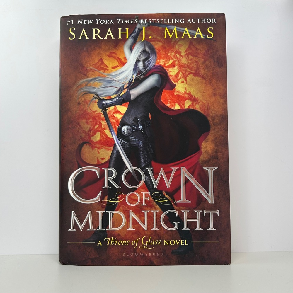 Crown of Midnight Hardcover by Sarah J. Maas Throne of Glass